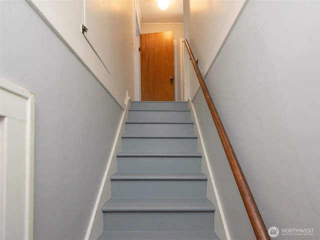 view of staircase