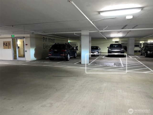 10610 NE 9th Pl Unit G403, Bellevue, WA 98004 - view of parking garage