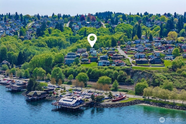 3315 N 35th St, Tacoma, WA 98407 - drone / aerial view with a water view