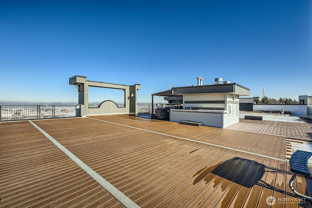 320 E 32nd St Unit 105, Tacoma, WA 98404 - view of wooden terrace