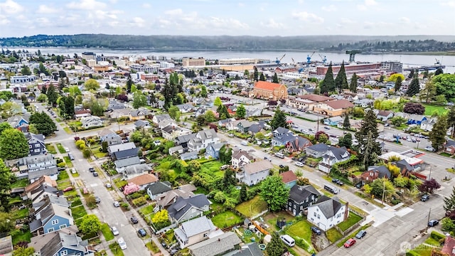 1538 7th St, Bremerton, WA 98337 - birds eye view of property featuring a water view