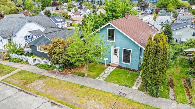 1538 7th St, Bremerton, WA 98337 - drone / aerial view with a residential view
