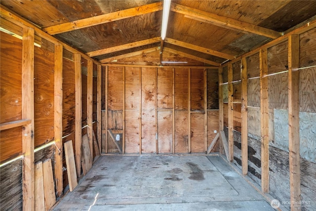 view of storage