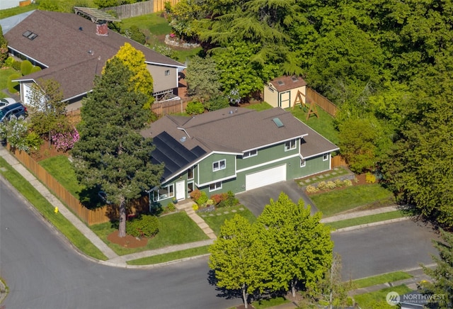 drone / aerial view