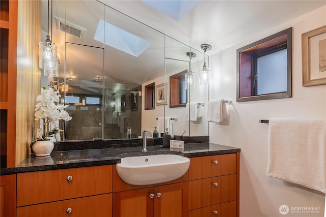 2235 Fairview Ave E Unit 12, Seattle, WA 98102 - bathroom with vanity and a stall shower