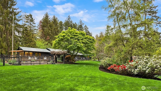 view of yard
