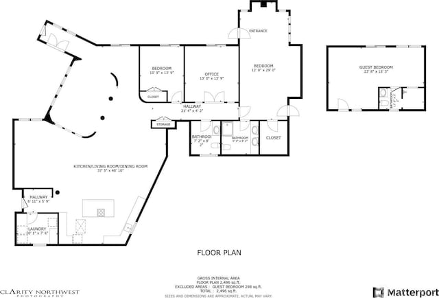 7800 NE W Port Madison Rd, Bainbridge Island, WA 98110 - room layout