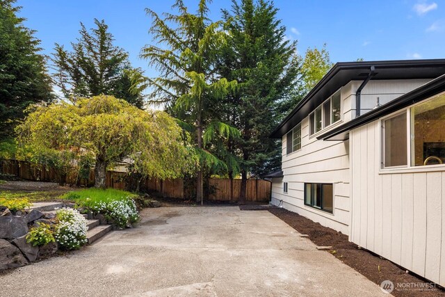 view of patio / terrace with a fenced backyard