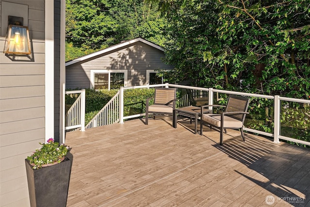 13967 SW 248th St, Vashon, WA 98070 - view of wooden terrace