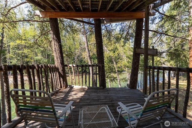 225C Lost River Rd, Mazama, WA 98833 - view of deck