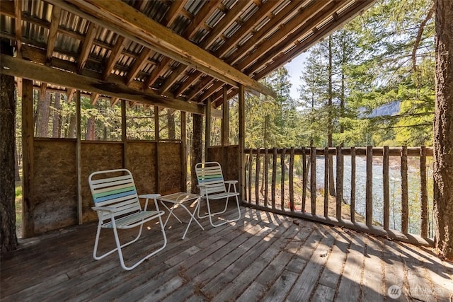225C Lost River Rd, Mazama, WA 98833 - deck featuring a water view