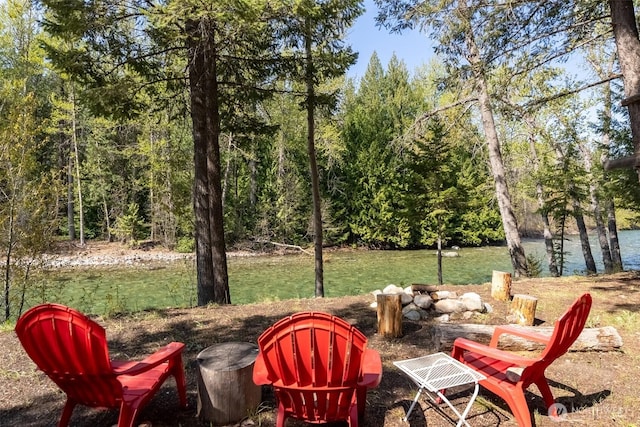 225C Lost River Rd, Mazama, WA 98833 - exterior space with a view of trees and a water view