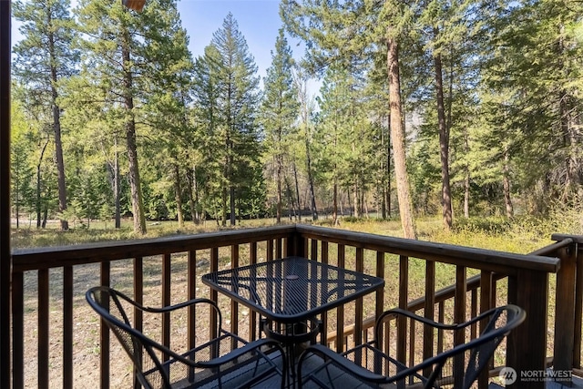 225C Lost River Rd, Mazama, WA 98833 - view of wooden terrace
