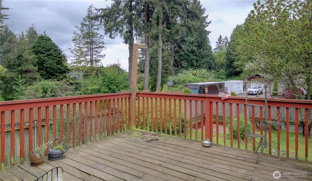 view of deck