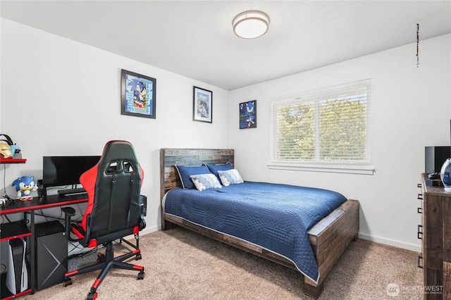 1824 E Fairbanks St, Tacoma, WA 98404 - carpeted bedroom featuring an office area and baseboards