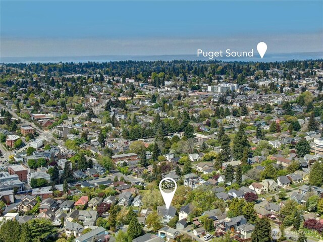 7854 Stroud Ave N, Seattle, WA 98103 - bird's eye view featuring a residential view