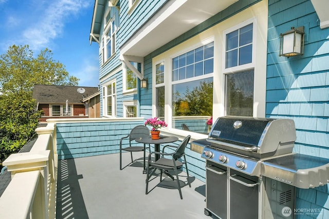 7854 Stroud Ave N, Seattle, WA 98103 - view of patio / terrace featuring grilling area