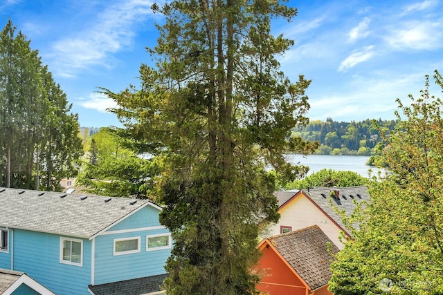 7854 Stroud Ave N, Seattle, WA 98103 - birds eye view of property featuring a water view