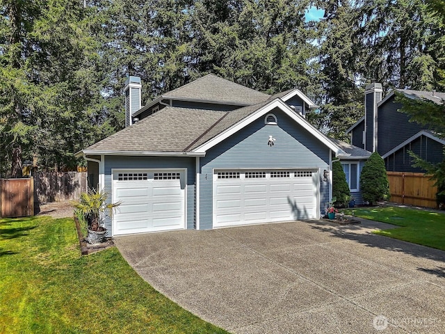 exterior space with fence and driveway