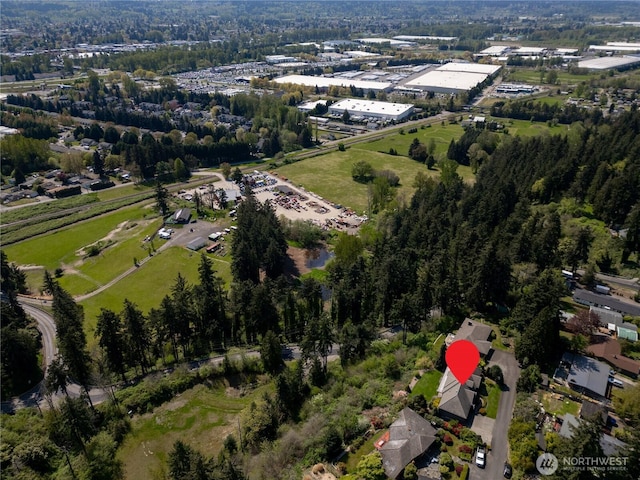 10910 48th Street Ct E, Edgewood, WA 98372 - aerial view of property and surrounding area