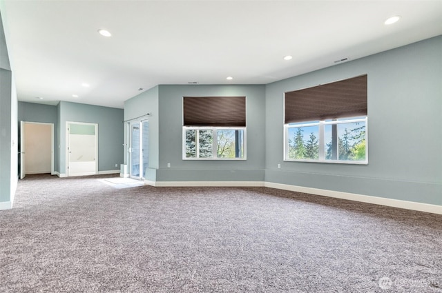 10910 48th Street Ct E, Edgewood, WA 98372 - empty room featuring carpet flooring and recessed lighting