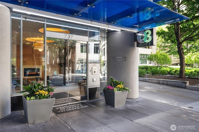 view of property entrance