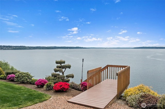 property view of water