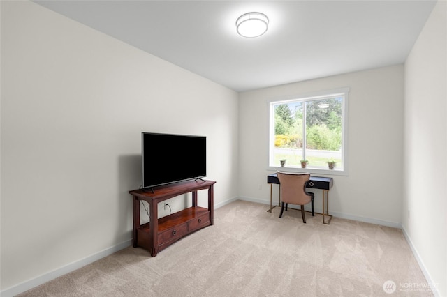 802 SE Cody St, Rainier, WA 98576 - home office with carpet flooring and baseboards