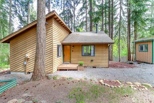 17936 Clearland Blvd SE, Yelm, WA 98597 - view of front of property with crawl space and roof with shingles