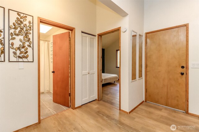 17936 Clearland Blvd SE, Yelm, WA 98597 - corridor with wood finished floors and baseboards