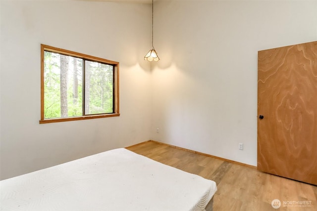 17936 Clearland Blvd SE, Yelm, WA 98597 - unfurnished bedroom featuring light wood-type flooring