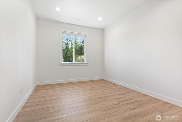1200 E Georgia Ln, Everson, WA 98247 - spare room featuring light wood finished floors and recessed lighting