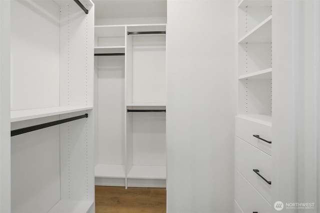 2115 N 117th St, Seattle, WA 98133 - spacious closet with wood finished floors
