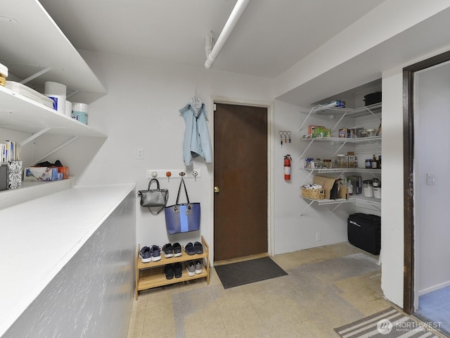 view of pantry