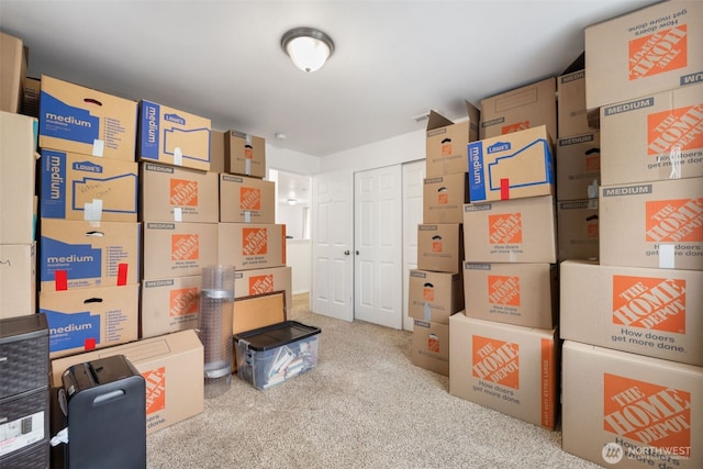 view of storage