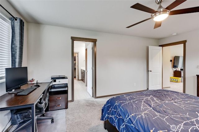 5198 Sophie St, Bremerton, WA 98312 - bedroom with carpet floors and a ceiling fan