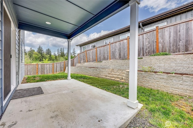 5198 Sophie St, Bremerton, WA 98312 - view of patio / terrace featuring a fenced backyard