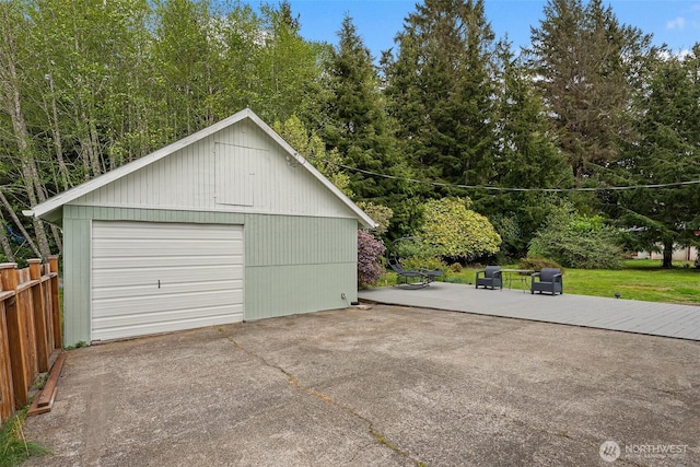 16 Harrison St, South Bend, WA 98586 - detached garage with driveway