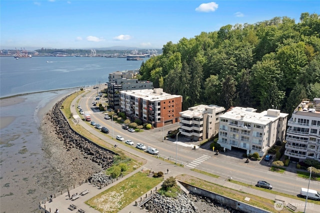 1156 Alki Ave SW Unit 105, Seattle, WA 98116 - bird's eye view featuring a water view