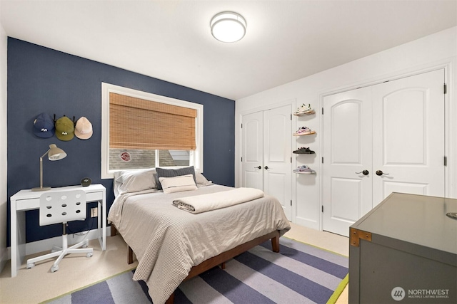 3679 Silver Oak Ct, Bellingham, WA 98226 - bedroom featuring carpet flooring and multiple closets