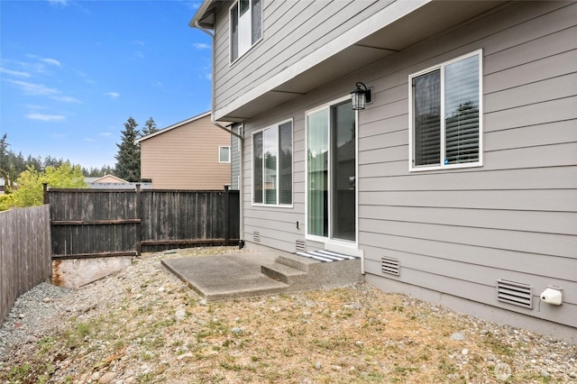 exterior space with fence