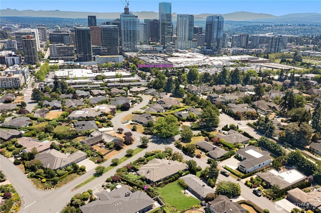 9676 Evergreen Dr, Bellevue, WA 98004 - view of urban area with a mountainous background