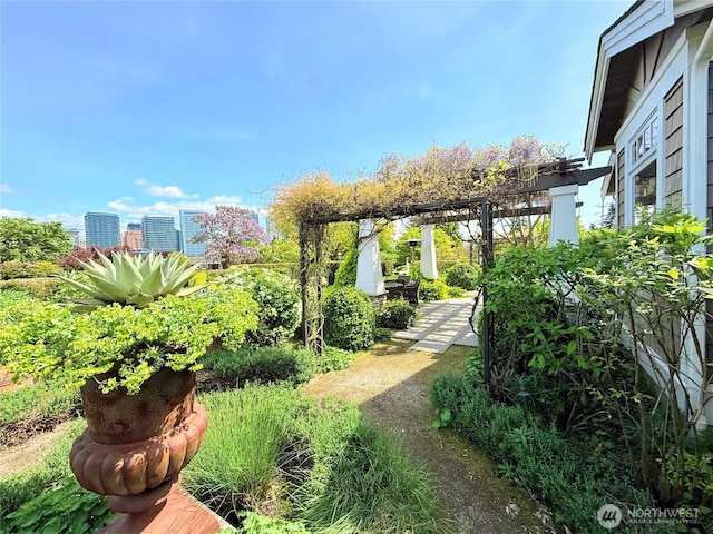 9676 Evergreen Dr, Bellevue, WA 98004 - view of yard featuring a city view