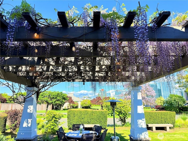 9676 Evergreen Dr, Bellevue, WA 98004 - view of community featuring a pergola