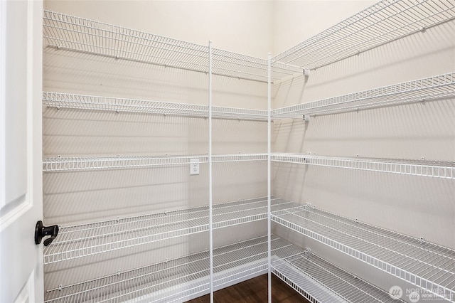 view of pantry