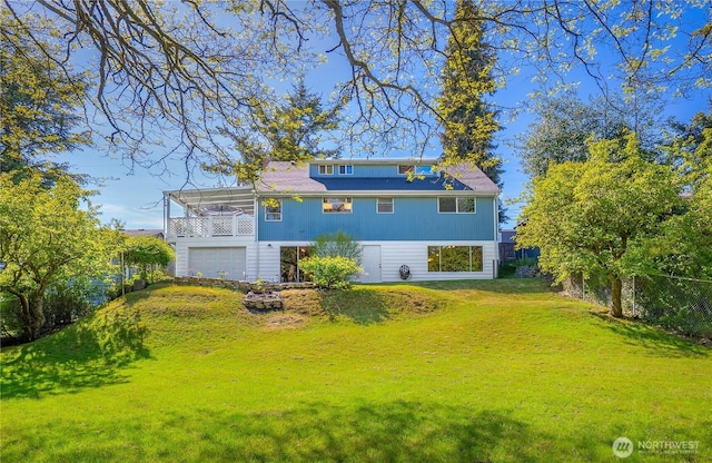 view of rear view of house