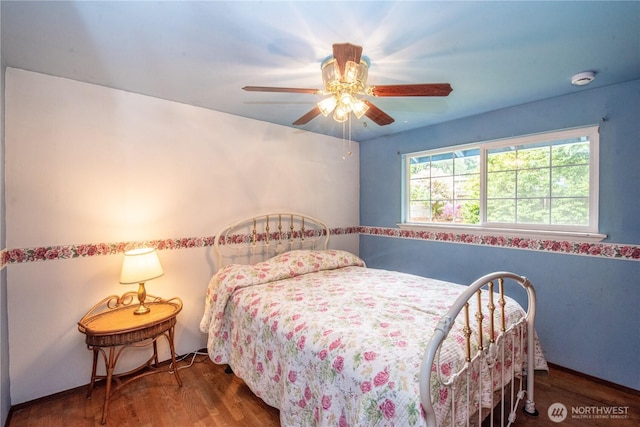 2916 SW 329th St, Federal Way, WA 98023 - bedroom featuring wood finished floors and ceiling fan