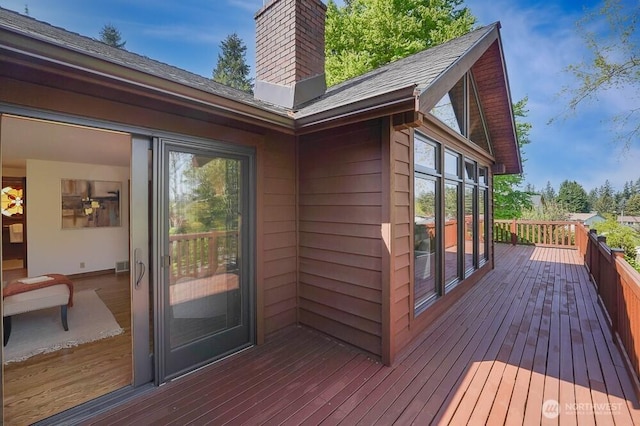 deck featuring visible vents