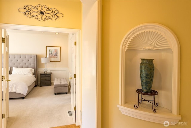 581 Harbor View Dr, Port Angeles, WA 98363 - hallway featuring carpet