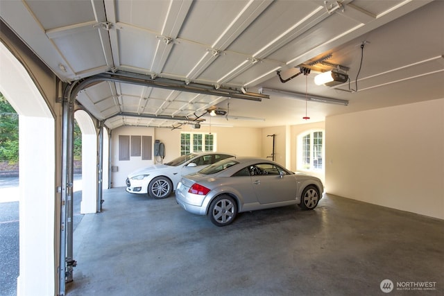 581 Harbor View Dr, Port Angeles, WA 98363 - garage featuring a garage door opener
